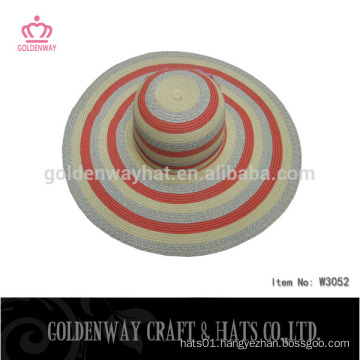 women's straw beach hat wholesale women floppy hat